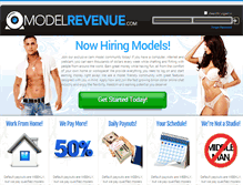 Tablet Screenshot of modelrevenue.com